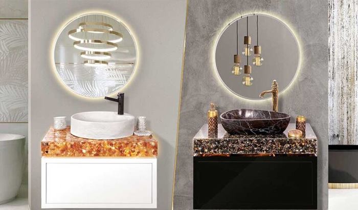 شیک ترین مدلهای کابینت روشویی