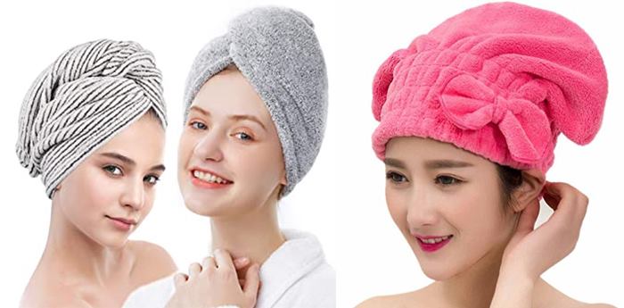 کلاه حمام حوله ای زنانه