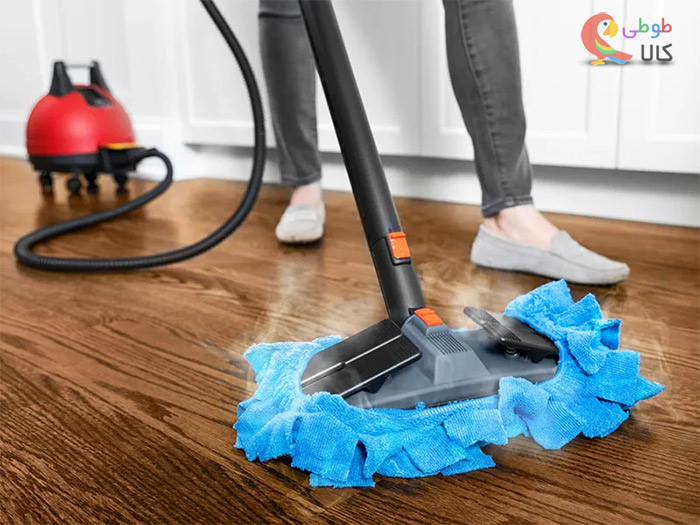 شستشوی پارکت با بخارشوی