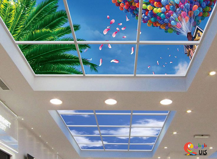 تایل سقفی آسمان مجازی
