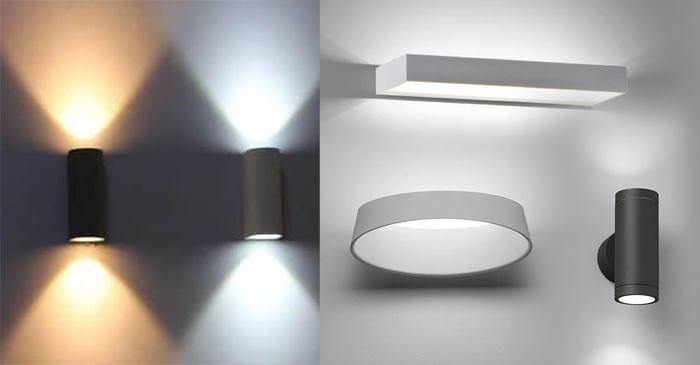 چراغ دیواری نور بالا و پایین