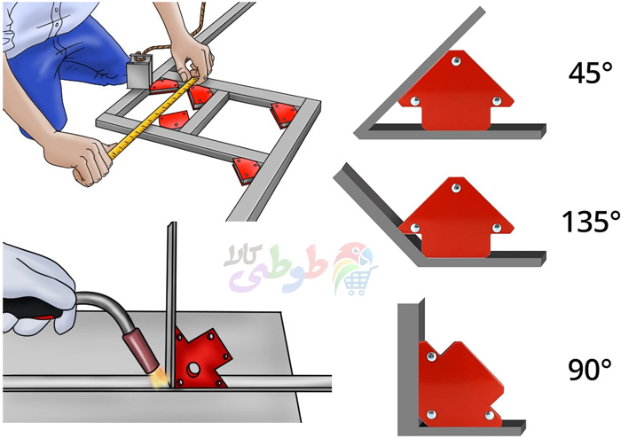 نحوه استفاده از گونیای جوشکاری