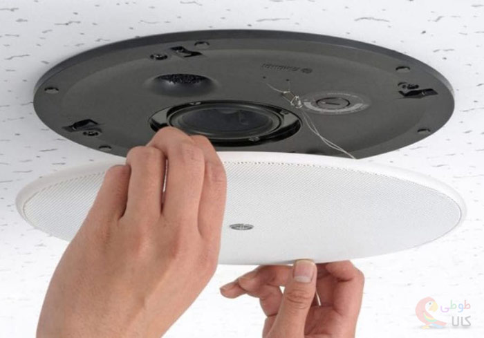 محل نصب بلندگو سقفی توکار