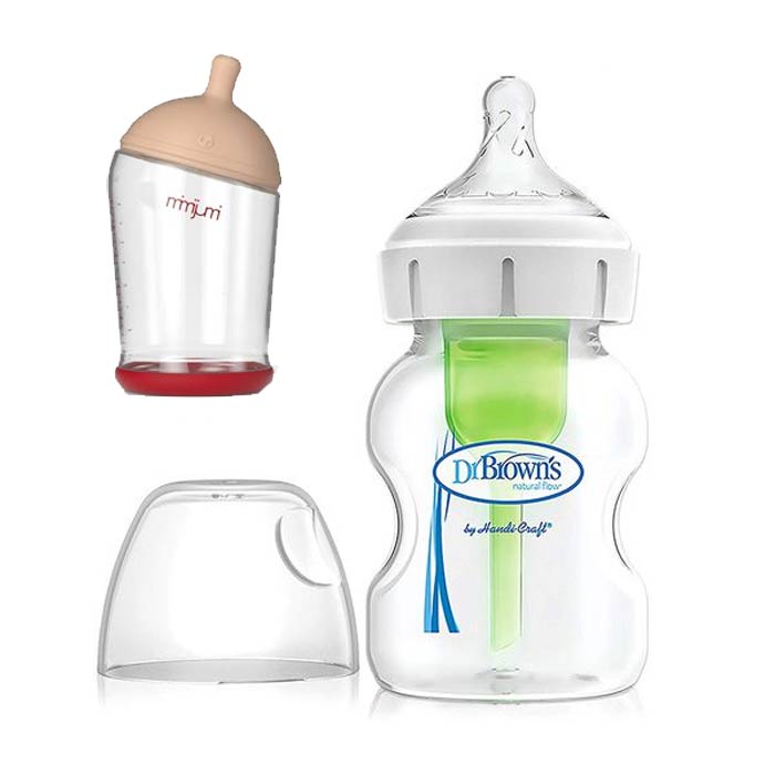 شیشه شیر سر پهن