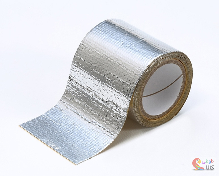 نوار چسب آلومینیومی نخ دار