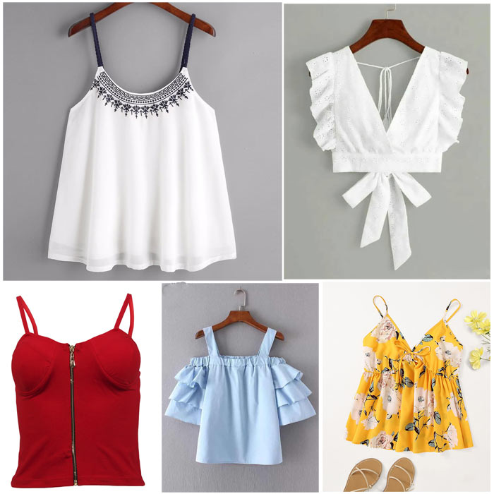 خرید تاپ زنانه و دخترانه