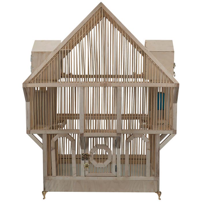 قفس چوبی پرنده