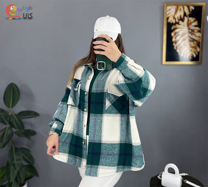 شومیز اور چهارخونه پشمی