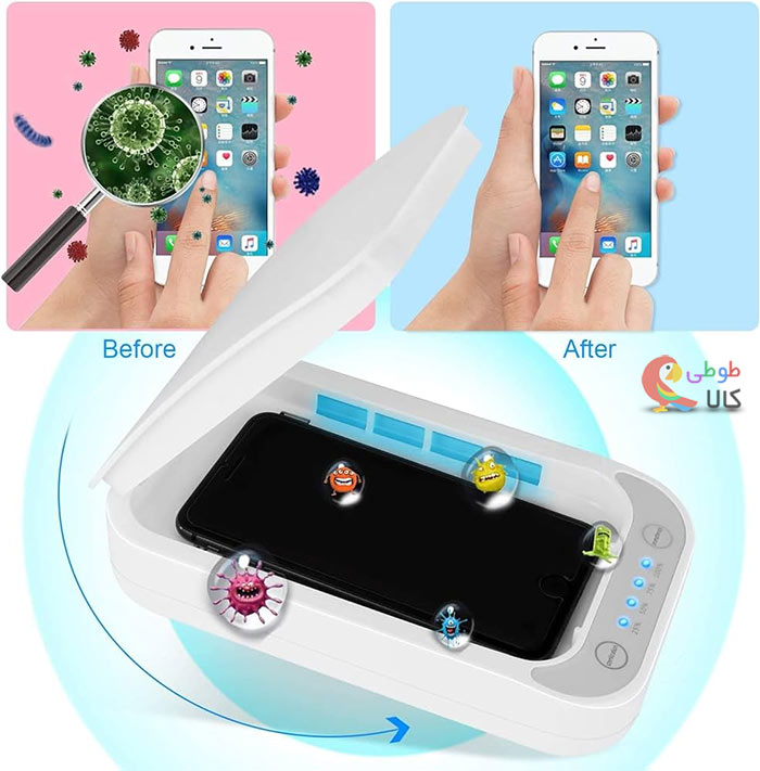 تاثیر دستگاه ضدعفونی کننده بعد از استفاده