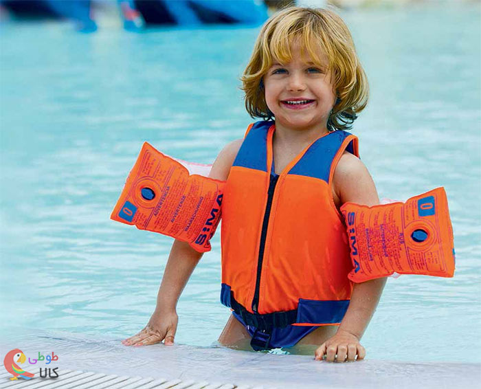 عکس بازوبند شنا دخترانه و پسرانه