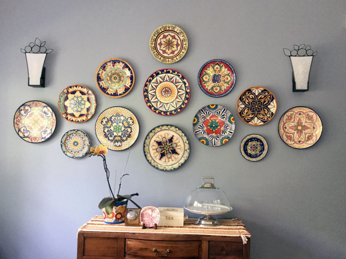 عکس دیوار کوب زیبا چینی