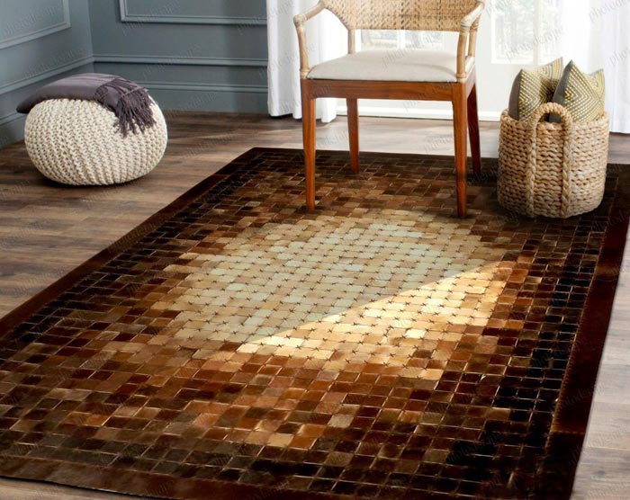 عکس فرش چرم