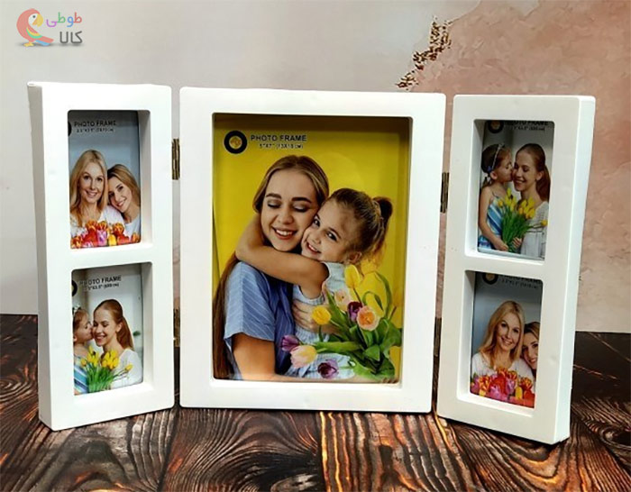 قاب عکس کودک و مادر