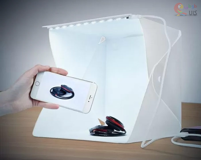 عکس خیمه عکاسی با نور ال ای دی