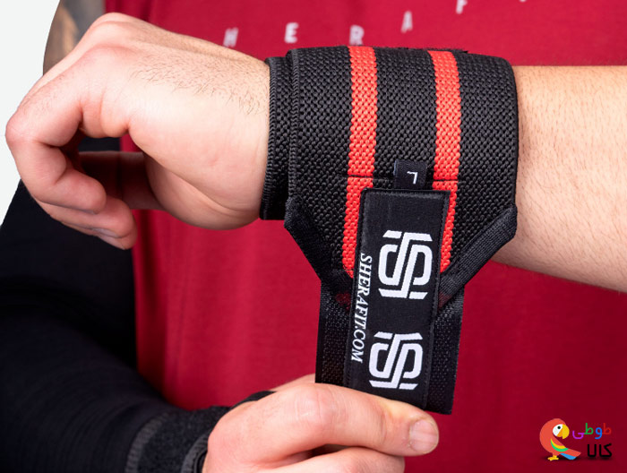 نحوه بستن مچ بند بدنسازی