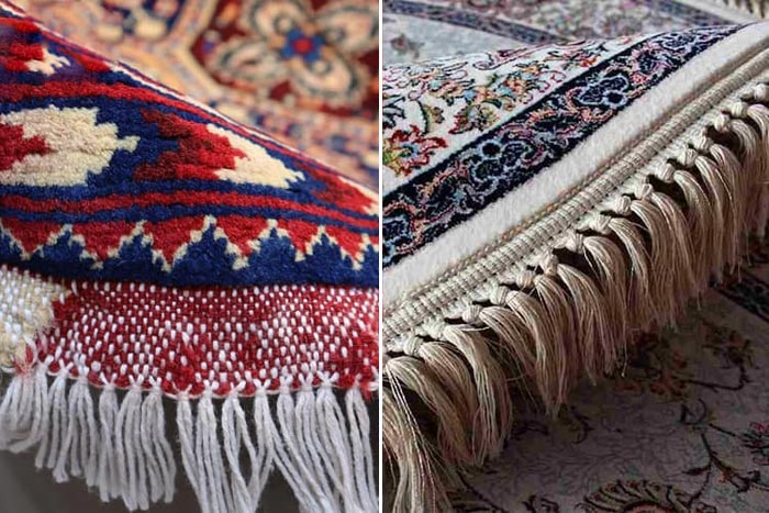 تفاوت الیاف فرش ماشینی و فرش دستباف