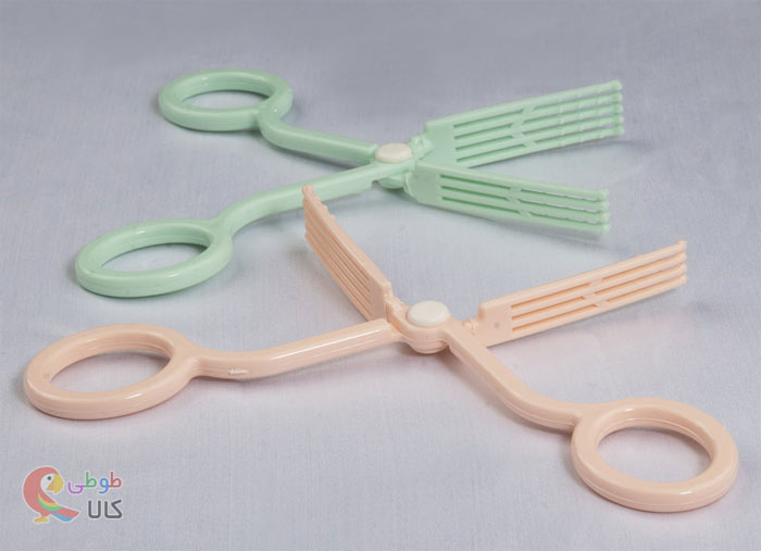 انبر موگیر حمام پلاستیکی