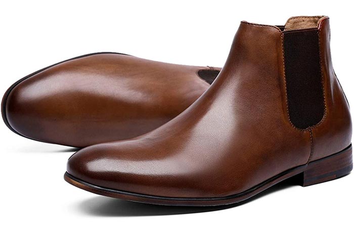 نیم بوت مردانه چرم اصل