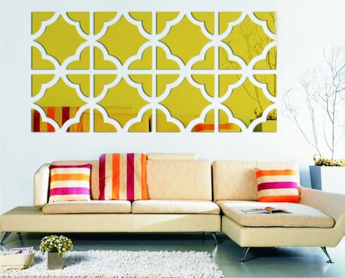 عکس آینه دکوراتیو کاشی