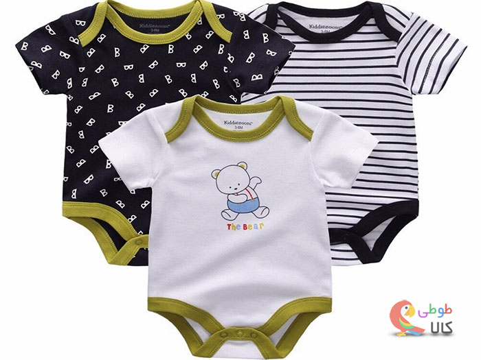 انواع بادی نوزادی در طرح و رنگ های مختلف