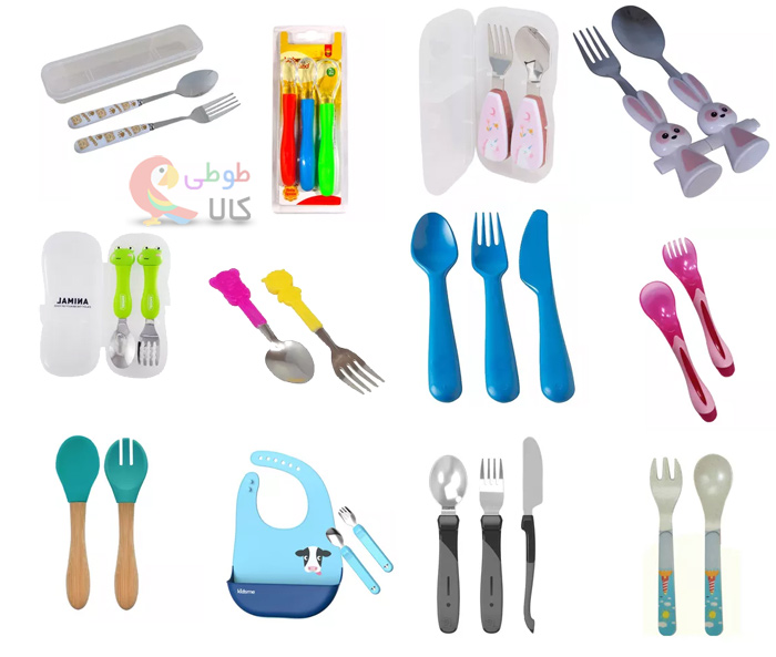 خرید بهترین مدلهای قاشق چنگال کودک