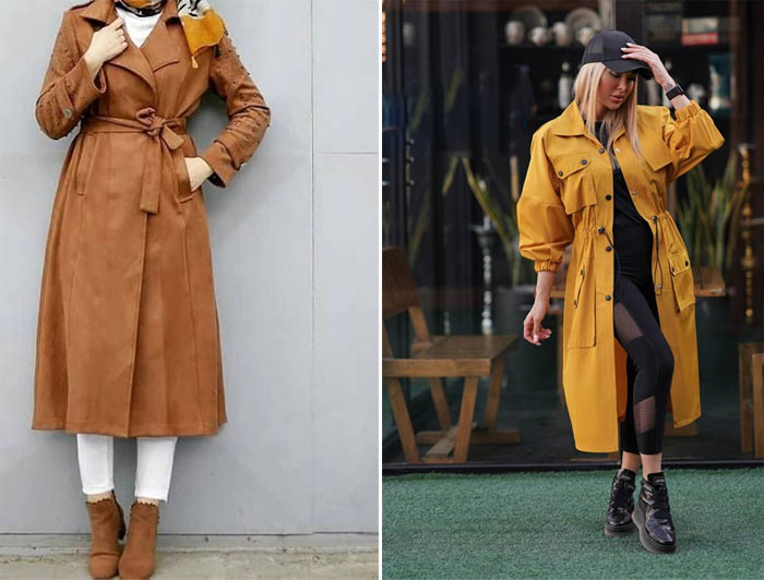 عکس بارانی قد بلند