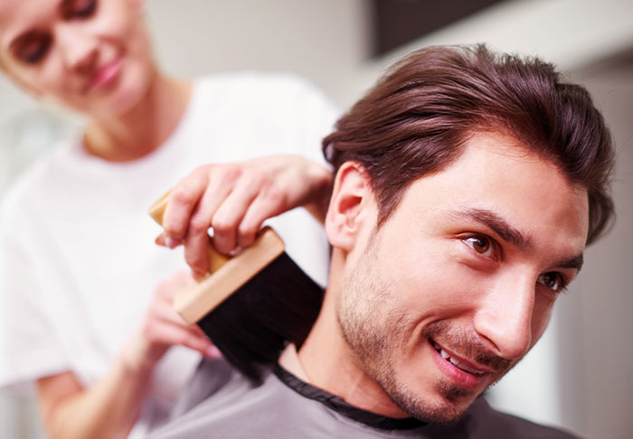 پاک کردن دور گردن با موپران