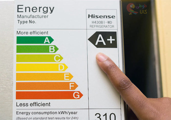برچسب انرژی یخچال