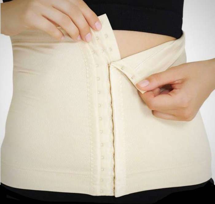 نحوه بستن کمربند لاغری