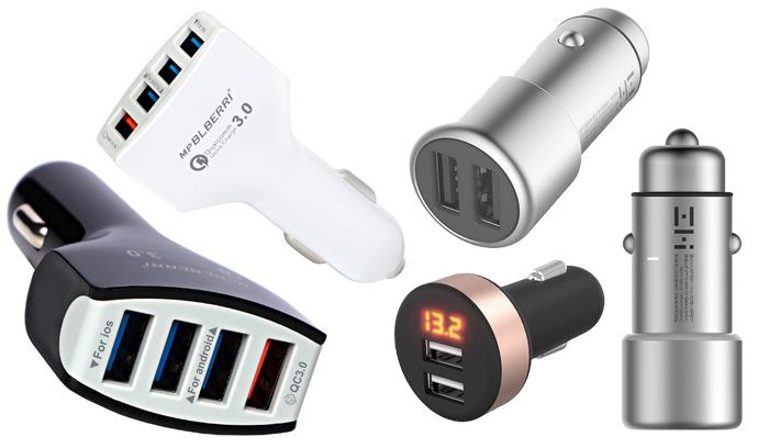 پرفروش ترین مدلهای شارژر فندکی ماشین