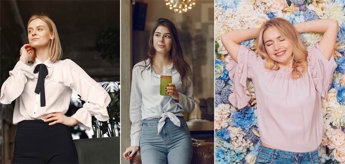 انواع بلوز زنانه