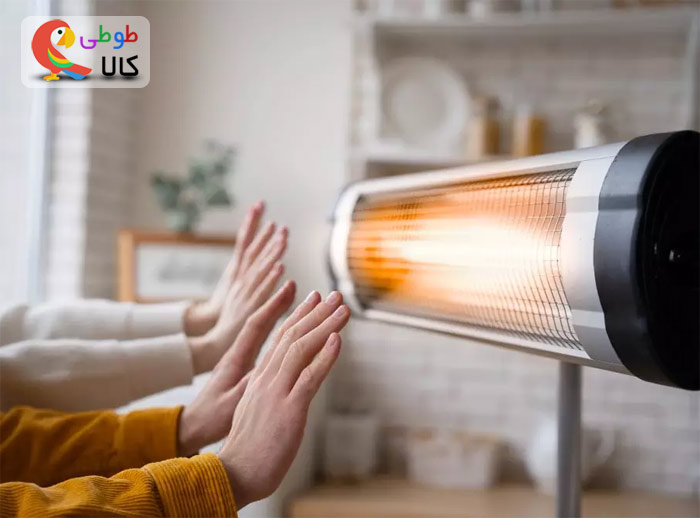 بخاری برقی تابشی