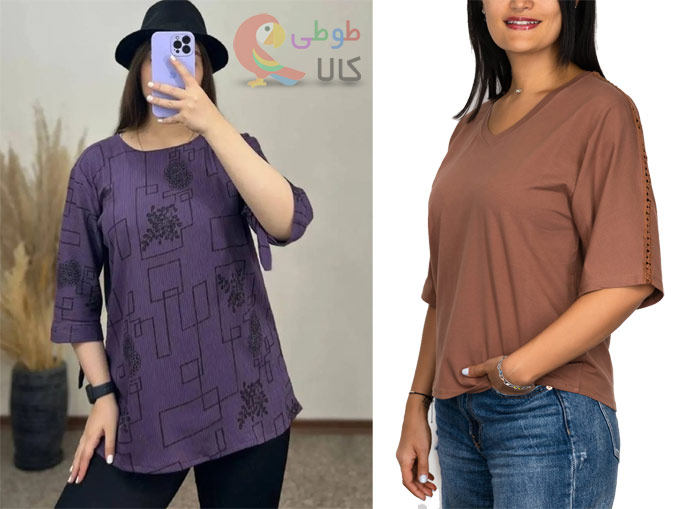 عکس بلوز آستین 3 ربع