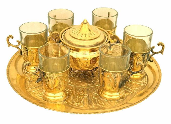 سرویس چای خوری برنزی