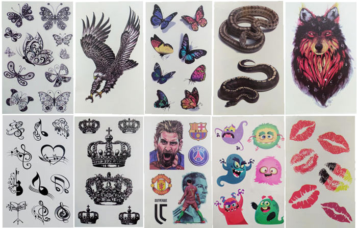 خرید اینترنتی انواع تاتو