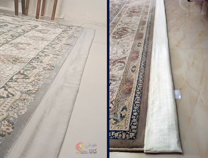 استفاده از چسب محافظ ریشه فرش