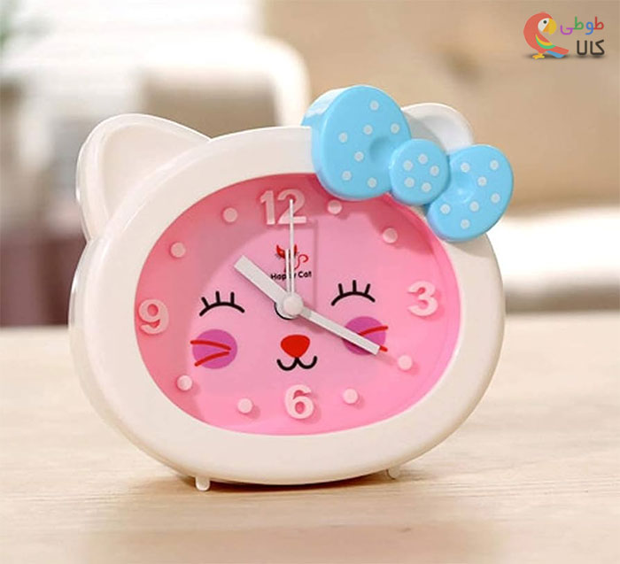 عکس ساعت رومیزی مدل گربه