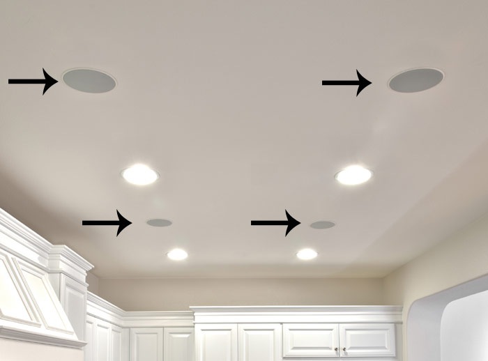 استفاده از اسپیکر سقفی در خانه