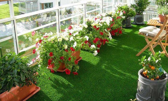 چمن مصنوعی بالکن