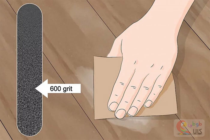 پاک کردن چسب قطره ای از روی چوب