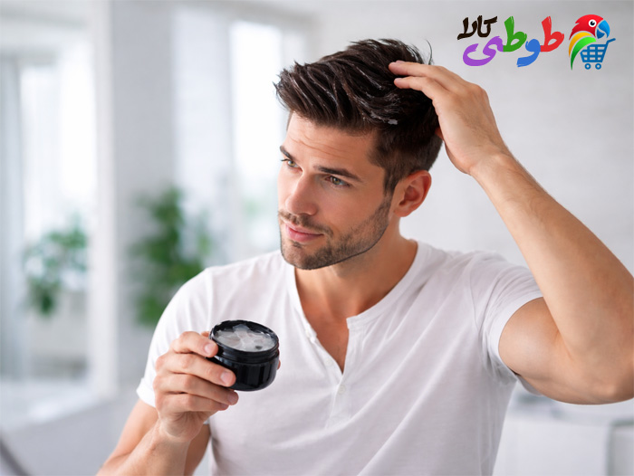 استفاده ار چسب مو مردانه