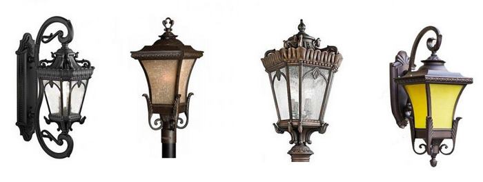 چراغ حیاطی سنتی زیبا