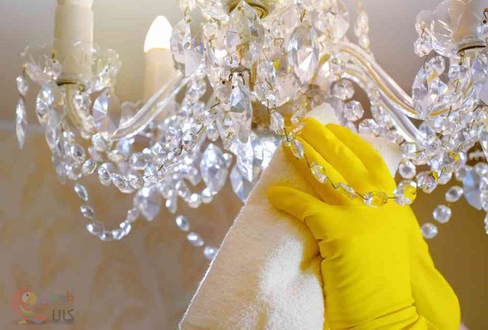 تمیز کردن لوستر