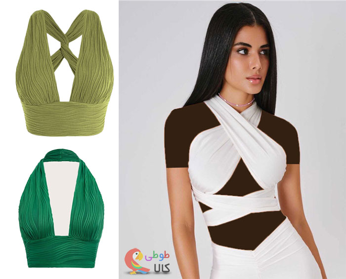 کراپ تاپ هالتر