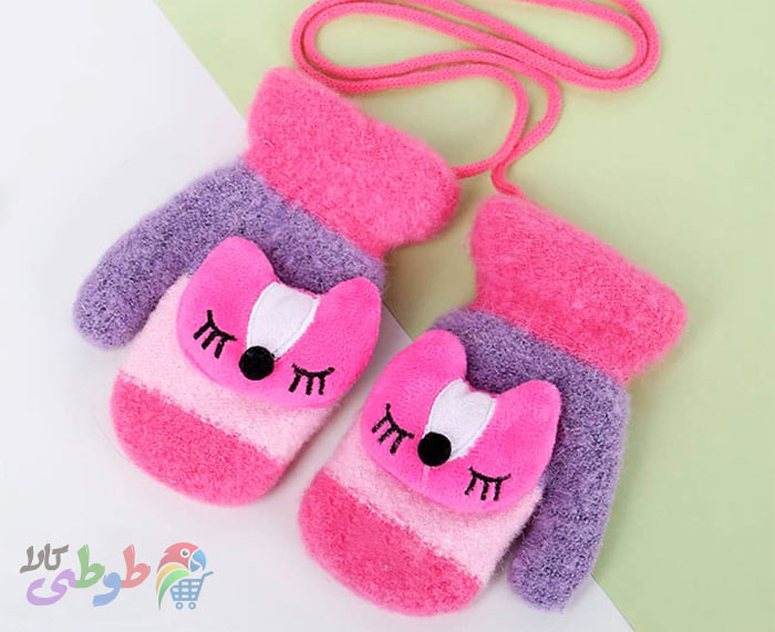 دستکش نوزادی بافتنی