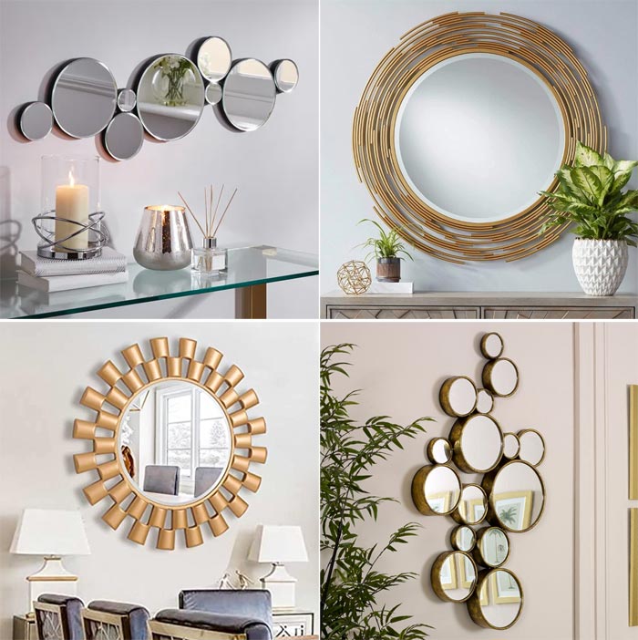 آینه دکوراتیو گرد