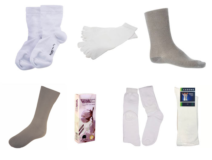 خرید اینترنتی بهترین مدل های جوراب دیابتی