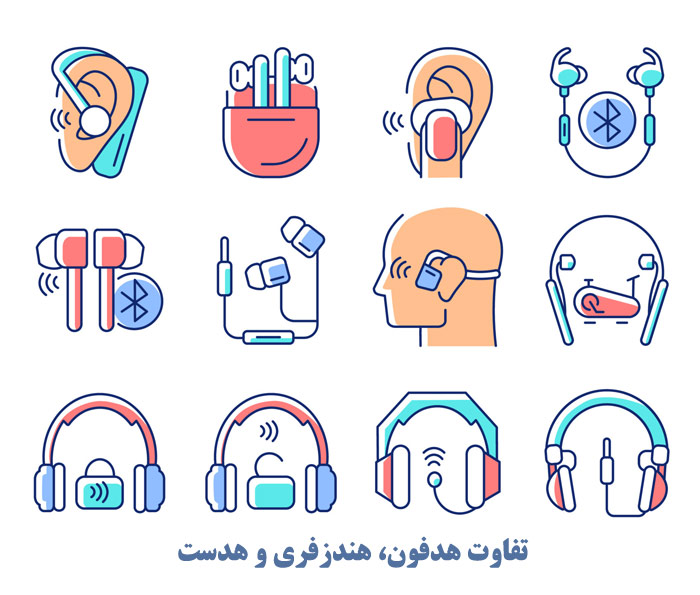 تفاوت بین هدفون، هدست و هندزفری