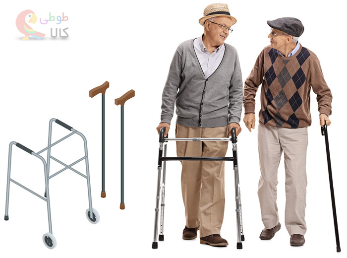 فرق بین عصا و واکر
