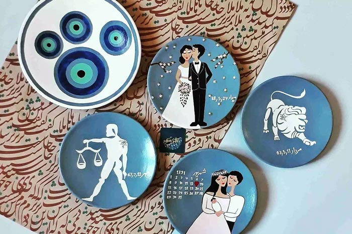 عکس دیوار کوب ماه های سال